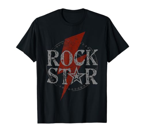 Rock Star Music Fan Geschenk Grafik Rock N Roll Tee Star T-Shirt