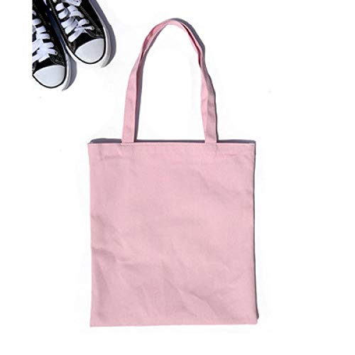 Teng Hombres de Mujer Bolso de Lana Bolsa Bolsa Bolsa Reutilizable algodón Grocery Zipper Bolsa de Compras Eco Plegable Lightpink