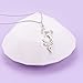 DAOCHONG 925 Sterling Silver Jewelry Om Breathe Symbol Necklace for Women Gifts