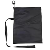 ELLENTAE 2 Pack CPAP Mask Cover, Protective Dust Cover with Strap, Reusable Travel Storage Bag Keeps Respirator Clean and Protected Strap for Bipap Headgear Protector(Black) (1)