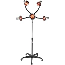 5-Head Infrared Light Heating Therapy Red Lamp, Adjusting Height & Angle Hair Dryer, Hair Color Processor Infrared 5 Red Lights for Hair Salon