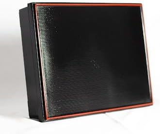 Sushi Sushi Black and Red Bento Box with 5 Section Inner 272x212x65mm
