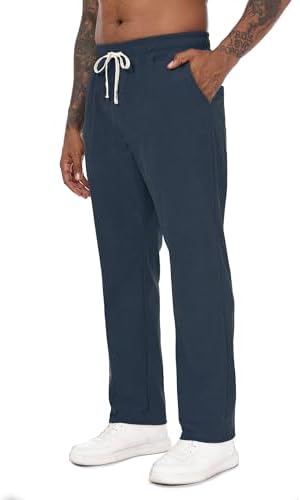 Yageshark Herren Cord Jogginghose - Bequeme Freizeithose mit Taschen & elastischem Bund für Alltag & Büro