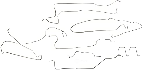 Durites de frein acier inoxydable kit complet de remplacement pour entretien des freins voiture