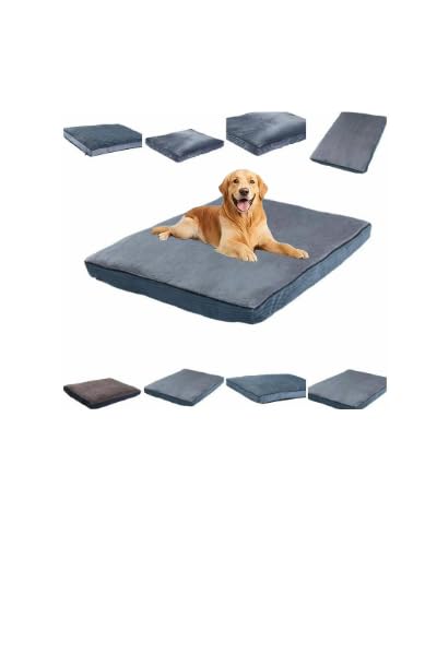 Dog Bed Cover Only – Replacement Washable Cover for Reversible Pet Cushion | Fits Medium & Large Sizes | Dual-Sided Design | Non-Slip Base | Cover Only (Oslo DogCover, Medium 60cm x 80cm+ 5cm)