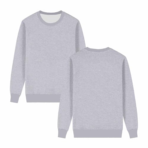 Camiseta Mujer Personalizada Jersey Sudaderas para Personalizar 2 Caras Delante y Detras - Regalos Personalizados Tus Fotos y Textos A Todo Color Serigrafía Manga Larga Tops Navidad Halloween