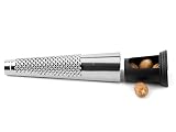Weis 15702 Muskatreibe, Edelstahl mit Vorratsbehälter, Silber