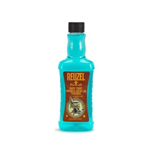 Reu zel Hair Tonic Oil Free Formula Nostalgic Barbershop Fragrance Restores Healthy Natural Looking Shine 500ml
