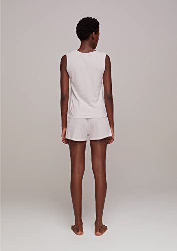 Pijama Curto Feminino Com Estampa Off White XP