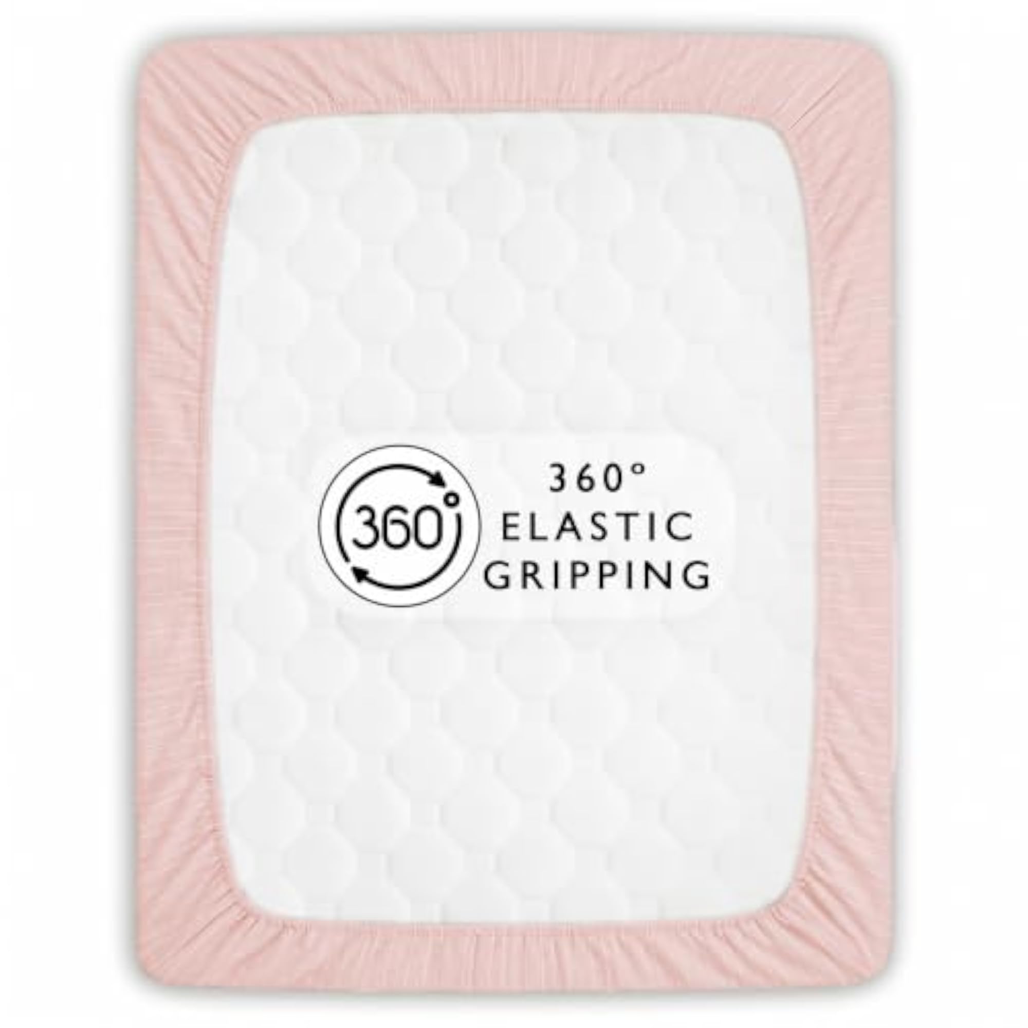 Story@Home 300 TC Cotton Linen King Size Fitted Bedsheet