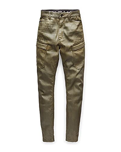 Miniatura 4 de G-Star Para Mujer Pantalones High G-Shape Cargo Skinny, Verde Combat Glint Cobler D19011-5245-C246 , 23w 30l