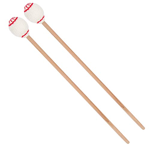 Marimba Mallets with Wool Yarn Head and Maple Handle
