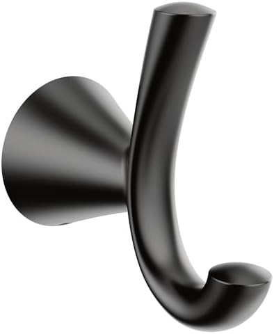 Moen YB2303BL Glyde Robe Hook, Matte Black image 3
