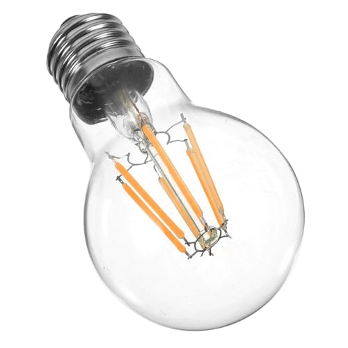 Tofficu Bombilla LED Vintage Luz Cálida con de Vidrio Decorativo para Lámparas de Techo y Salón