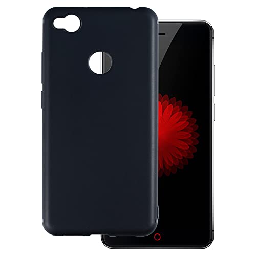 OAGELIM Hülle kompatibel mit ZTE Nubia Z11 Mini Hülle Stoßfeste TPU Weiche Flexible Schützende Handyhülle mit Kratzfestigkeit & Militärischer Fallschutz (Schwarz)