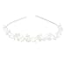Produktbild Tinksky Hochzeit Braut Strass Haarreifen mit Pearl verziert Tiara Haar Haarspangen Silber Haar Schleife