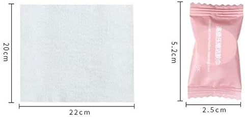 DBOO 10 Pieces Compressed Towel - Portable Coin Tissue Disposable Mini Compressed Cotton Towel Biodegradable Absorbent Cotton Wipes