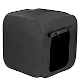 FYDN 感覚テント 落ち着く 室内の光を保護するための銀接着剤付きのポータブルセーフハウス、高弾性ワイヤーで折りたたみ可能、屋外での使用のために素早く開閉、遊びやリラックスに、不安を和らげ、集中力を高め、折りたたみ可能、自閉症の子供に適しています (正方形 120*120*120CM)