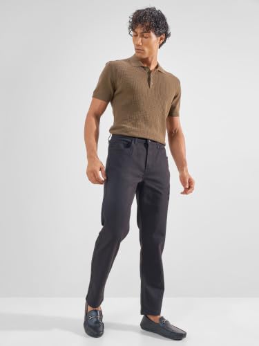 Image of Highlander Men Men's Straight Relaxed Fit Jeans | Stretchable | Everyday Comfort & Style| Jeans for Man|Premium Cotton Blend
