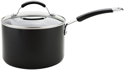 Meyer Non Stick Pots and Pans Set of 5 - Suitable as Induction Hob Pan Set with Toughened Glass Lids & Soft Grip Heat Resistant Handles, Black Cookware Set, 10 Year Guarantee