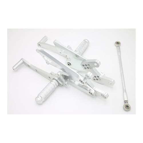 Pédale Moto et Repose Pieds Moto Aluminium Argent pour VFR400 NC30 RVF400