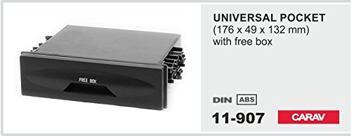 11-907 DIN cassetto portaoggetti per mascherina radio universale