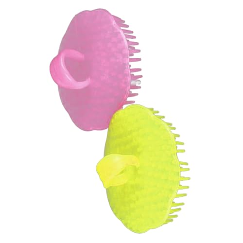 minkissy Kopf Und Körper Massagerbürste 2 Stück Weiche Duschbürste Für Kopfhaut Peeling Verbesserte Durchblutung Vielseitig Für Haarwäsche Und Styling Für Haartypen