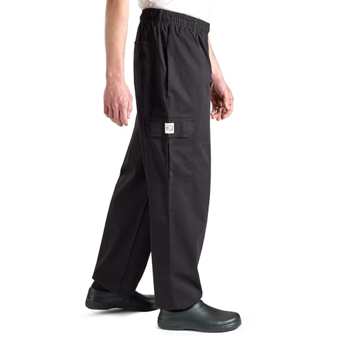 Mercer Culinary M61090BKS Genesis Men's Chef Cargo Pant, Small, Black3