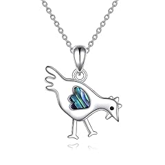 Silver-Chicken Necklace