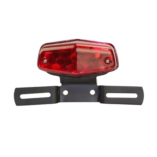 Feux arrière moto avec support de plaque universel pour éclairage de frein