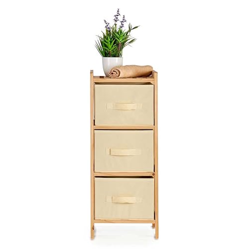 Schrank mit 3 Schubladen, cremefarben, Kollektion Kit