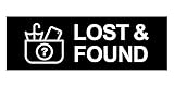 Basic Lost And Found Sign (Black) - Large