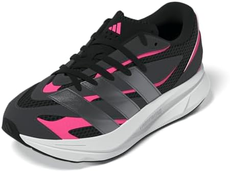 Adidas Unisex-Kids Lightblaze, Black/Iron Metallic/Lucid Pink, 4