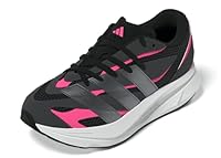 adidas Unisex-Kids Lightblaze, Black/Iron Metallic/Lucid Pink, 4.5