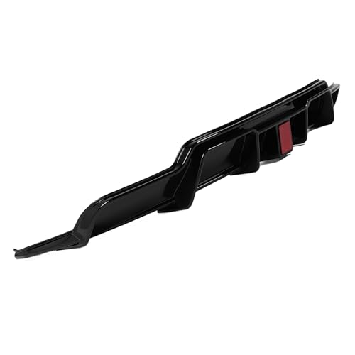 Diffuseur arrière aérodynamique Model 3 avec éclairage LED intégré noir brillant - 2