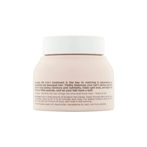 Hairitage Hydrating Argan Oil Deep Conditioning Hair Mask For Dry Damaged + Curly, Color Treated, Frizzy Hair - Moisturizing Hair Repair Treatment with Shea Butter, Aloe & Soy Protein - Soften & Shine | Moisturizing, Treatment, Anti-Frizz, Hydration