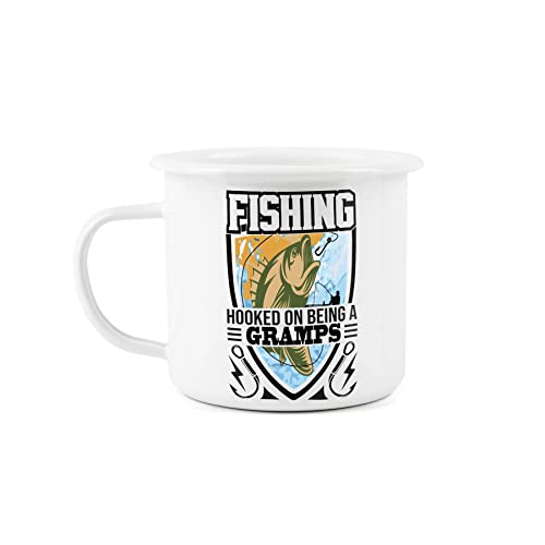 Purely Home Enamel Fishing Mug for Fathers Day - Image 2