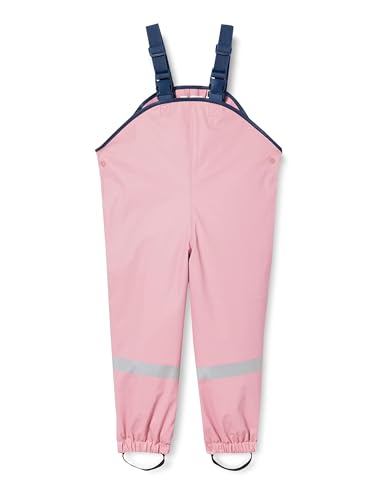 Playshoes Matschhose Regenlatzhose Ungefüttert Unisex Kinder Wind- und wasserdichte Regenhose Regenbekleidung, rosa Pastell, 116