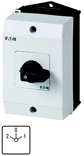Eaton 222615 Pol Conmutador, contactos: 4, 20 A, 2 drehzahlen, 2 Railes wicklungen, frontal Cartel: 2 – 0 de 1, 60 °, rastend, montaje