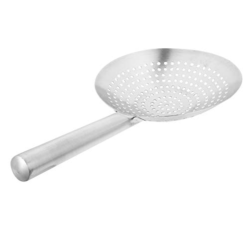 Yardwe Crawfish Scoop Stainless Steel Skimmer Spoon Slotted Strainer Ladle Fine Mesh Wire Oil Filter Mandarin Colander Scoop For Kitchen Cooking (26Cm) Pasta Scoop #TOP29