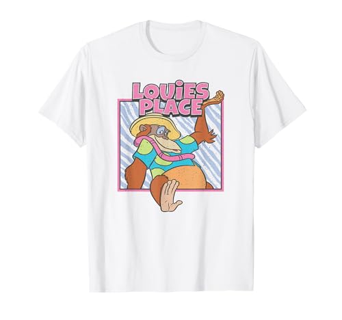 T-shirt Disney Le Livre de la Jungle King Louie en coton anti-déformation pour look durable