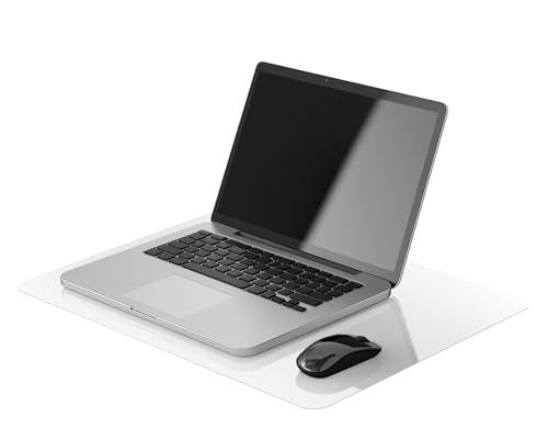 Panorama Alfombrilla Escritorio Transparente 40x30 cm - Protector Mesa - Ideal para Teclado y Raton - Vade - Tapete - Desk Pad