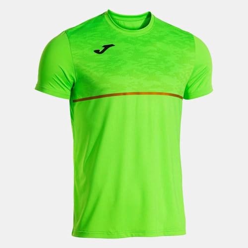 Joma T-Shirt de Course à Pied pour Homme, Tailles XS - 3XL, Tissu Respirant avec Technologie Micro-Mesh - Coupe Sportive - Record III