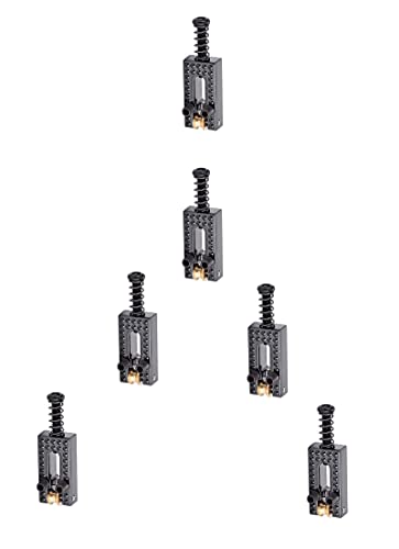 Electric Guitar Saddle 6 Roller Bridge Saddles For Electric Guitar Saddles Replacement (Black) #TOP1