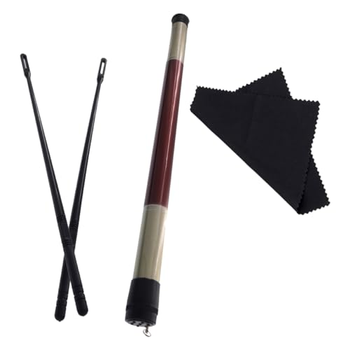 HEMOTON Flutes Set Flute Cleaning Rod Cloth Cleaning Accessory Instrument Cleaner Flute Maintenance Kit