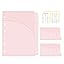 A7 Pink Divider Pockets With Sticker