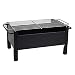 TIENDA EURASIA - Barbacoa de Sobremesa, Barbacoa de Hierro de 33 x 20 x 23 cm, Parrilla Barbacoa, Grill para Terraza, Camping, Barbacoa Carbon Portatil
