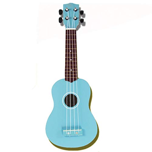 xinxinchaoshi Ukulele Ukulele 21 Zoll Ukulele Hawaii Geeignet for Kinder Kleine Gitarre Gitarre Instrument for Kinder und Musik Anfänger Gitarre (Color : Blue) Cover