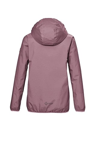 killtec Mädchen Funktionsjacke/Regenjacke mit Kapuze KOS 138 GRLS JCKT, rosenholz, 140, 42988-000