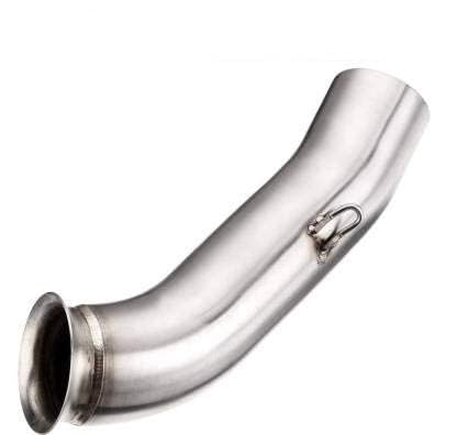Image of Exhaust Muffler Mid Bend Pipe Compatible with KTM RC 390, Duke 125, Duke 250, and Duke 390 | Durable Performance Bike Silencer Connector